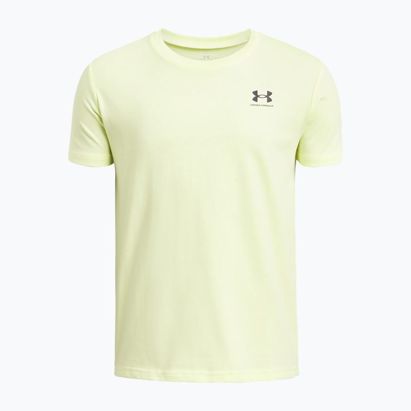 Koszulka dziecięca Under Armour Sportstyle Left Chest yellow