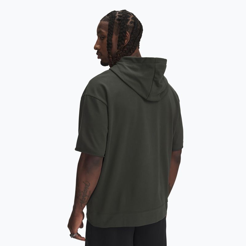 Bluza męska Under Armour Project Rock SS Terry Hoody baroque green/baroque green 2
