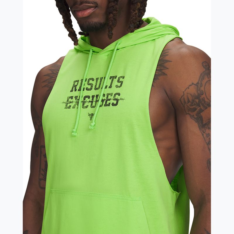 Bluza męska Under Armour Project Rock Wire SL  cyber green/black 3
