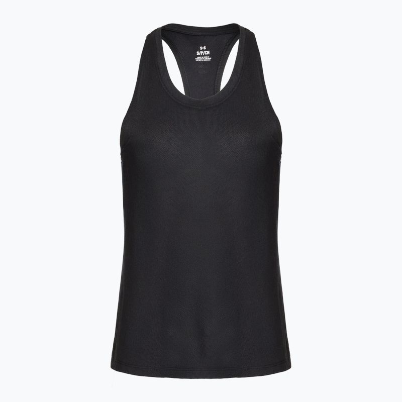 Koszulka do biegania damska Under Armour Launch Camo Singlet black/reflective 4