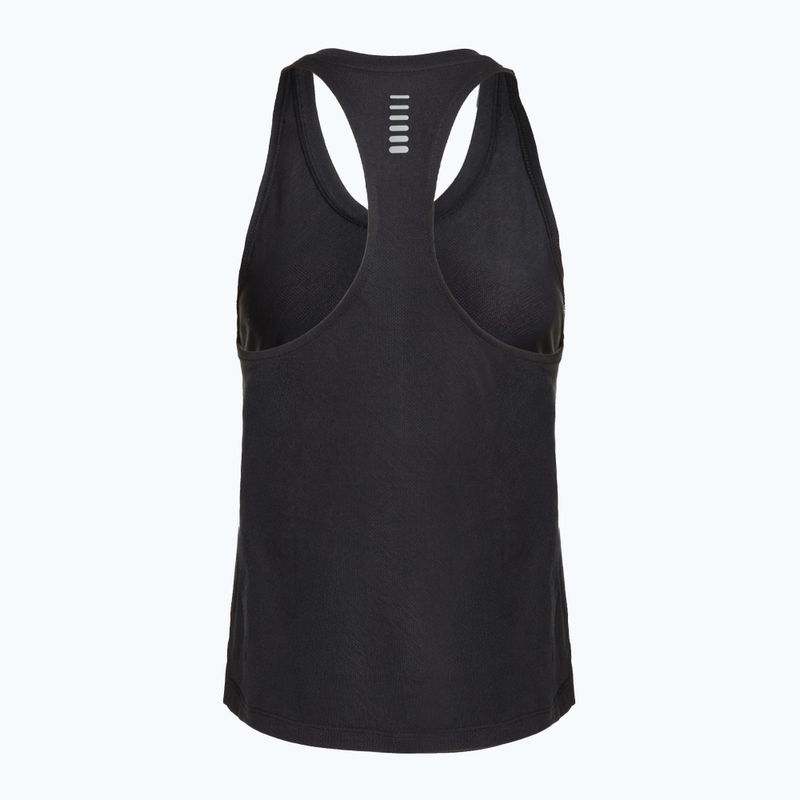 Koszulka do biegania damska Under Armour Launch Camo Singlet black/reflective 5