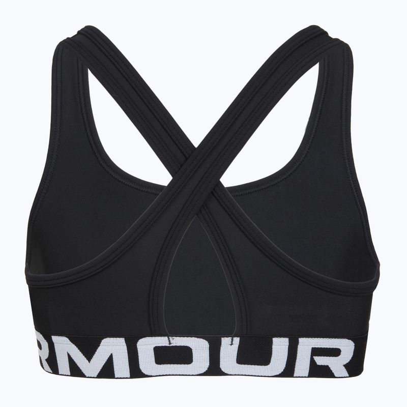 Biustonosz treningowy dziecięcy Under Armour Crossback black 2
