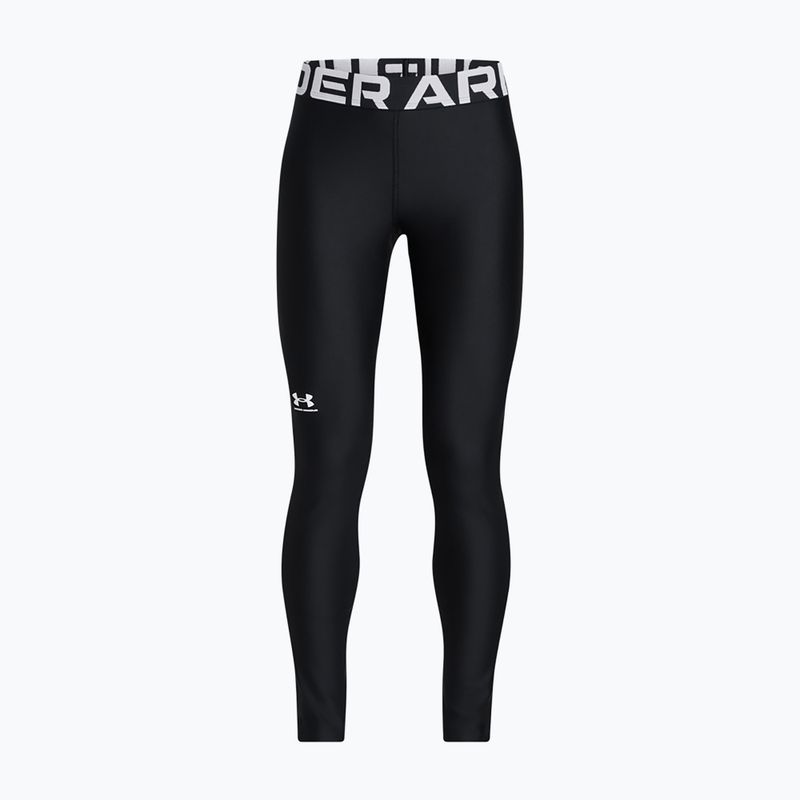 Legginsy treningowe dziecięce Under Armour HeatGear white/black