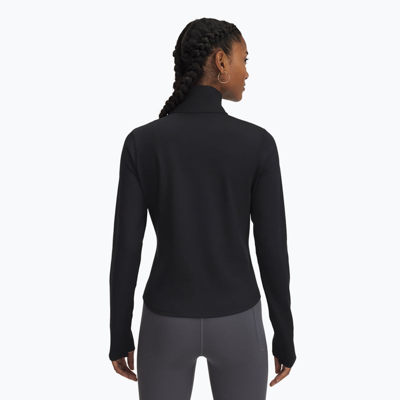 Longsleeve damski Under Armour Motion 1/2 Zip black/white 2