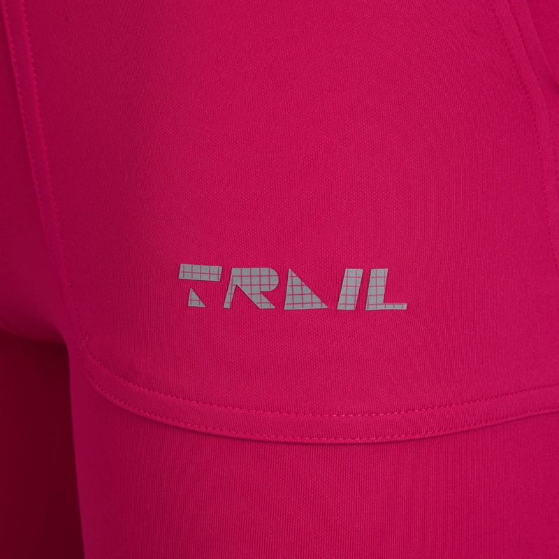 Spodenki damskie Under Armour Trail Run Fitted shaded fuchsia/black 4