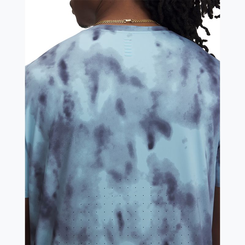 Koszulka do biegania męska Under Armour Launch Elite Print stream/reflective 4