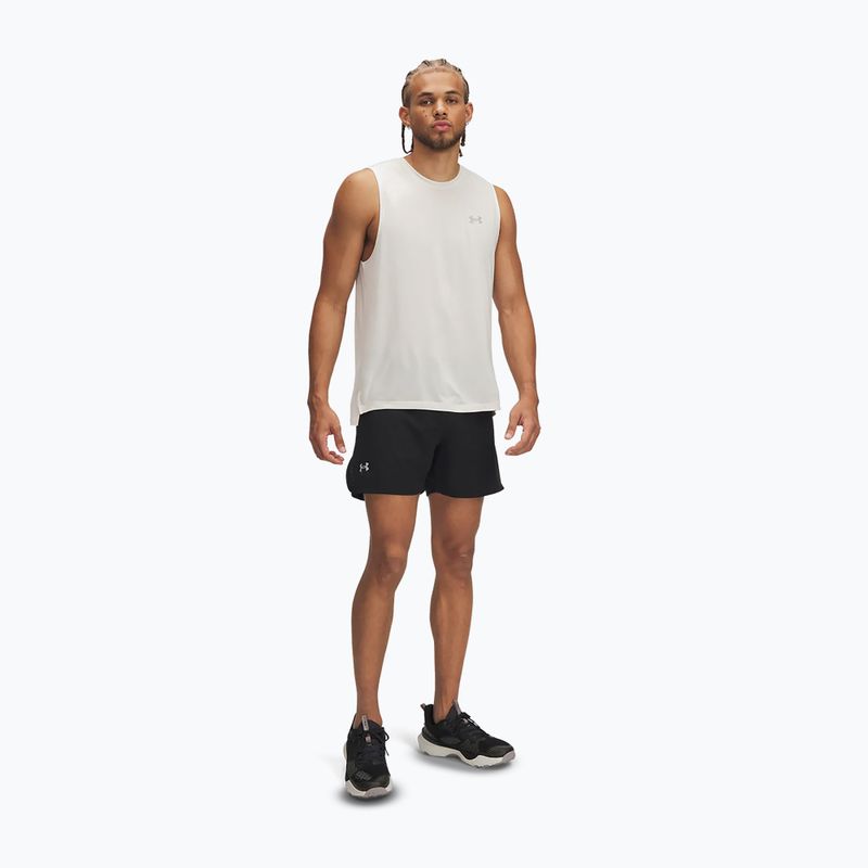 Spodenki do biegania męskie Under Armour Trail Run Launch black/reflective 2