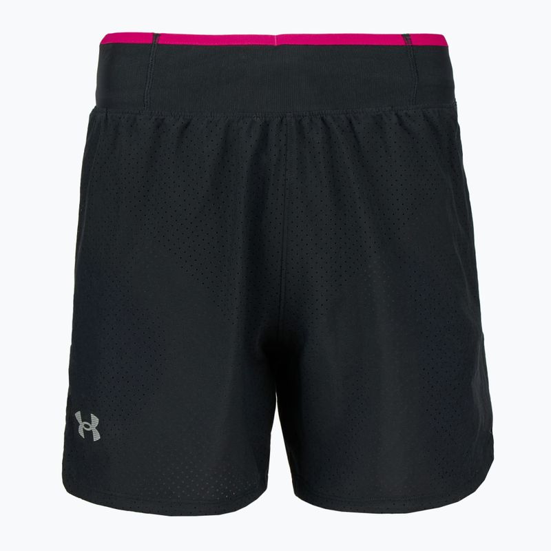 Spodenki do biegania męskie Under Armour Trail Run Launch black/reflective 4