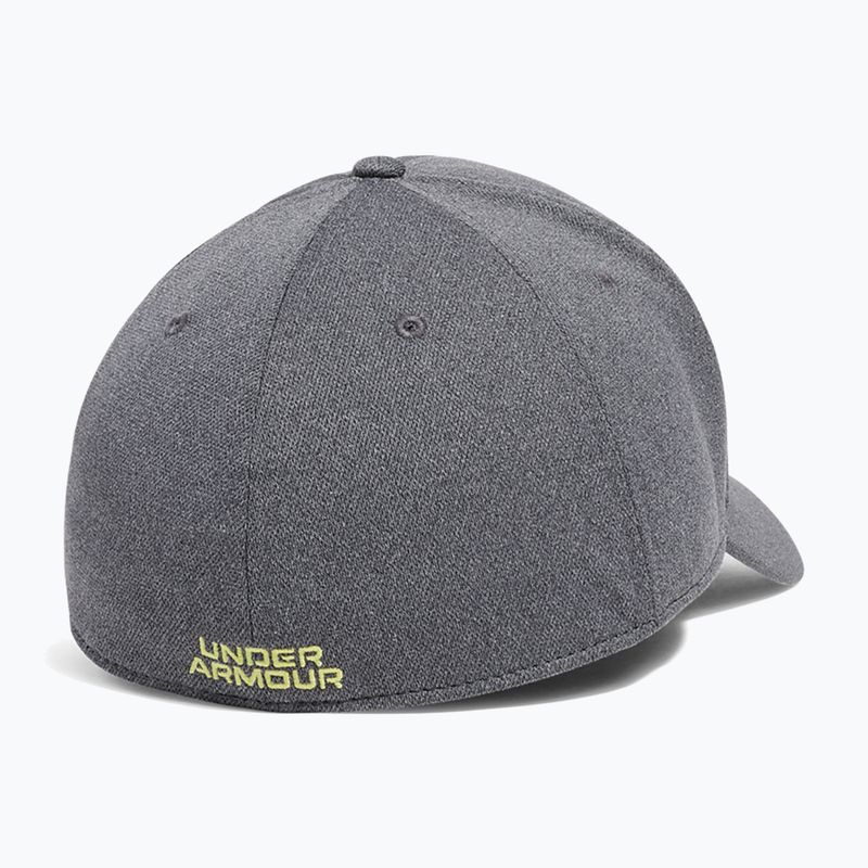 Czapka z daszkiem męska Under Armour Blitzing castlerock/sonic yellow 2