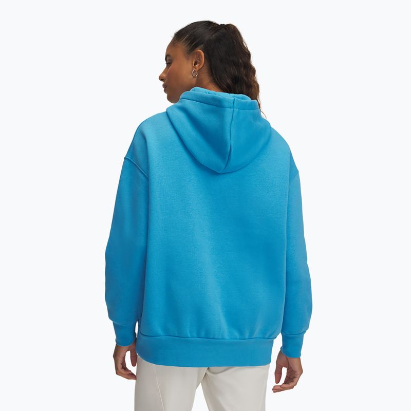 Bluza damska Under Armour Icon Fleece Hoodie ether blue/white 2