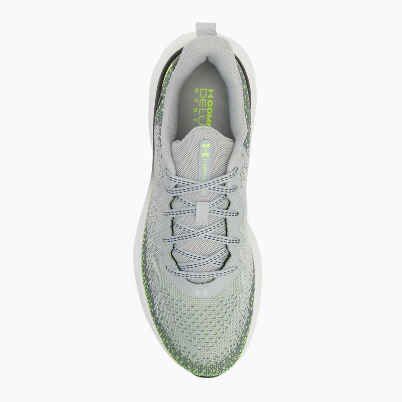 Buty do biegania męskie Under Armour Infinite mod gray/hyper green/black 5