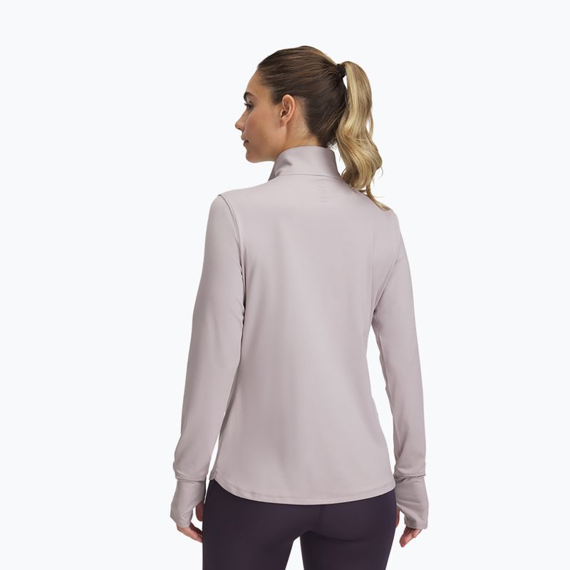 Longsleeve do biegania damski Under Armour Launch Pro Half Zip gray dawn/reflective 2