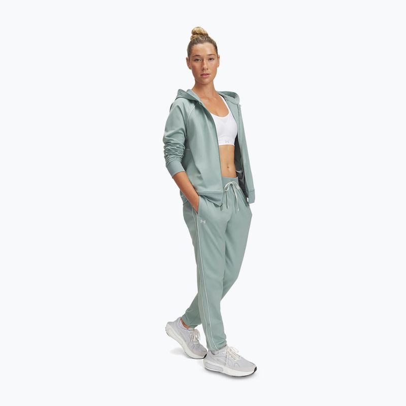Dres damski Under Armour Rival Tricot silica green/hydro green/hydro green 2