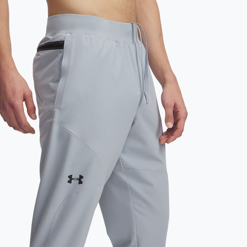 Spodnie treningowe męskie Under Armour Unstoppable Tapered harbor blue/black 4