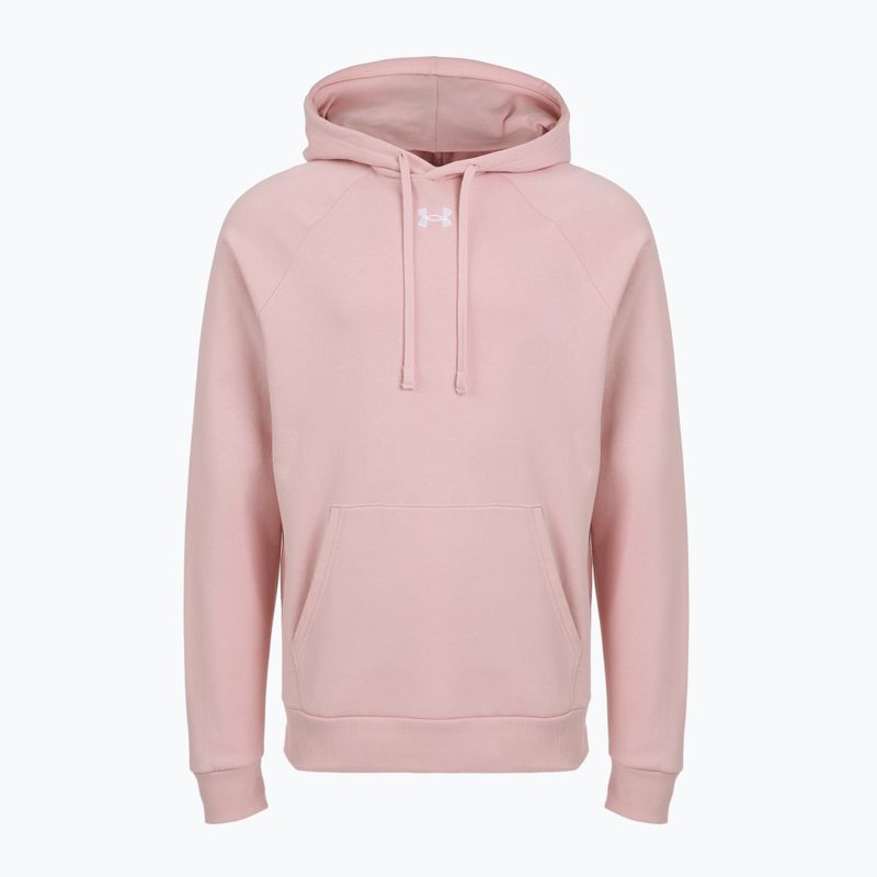 Bluza męska Under Armour Rival Fleece Hoodie prime pink/white 3