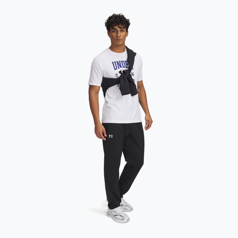 Spodnie męskie Under Armour Sportstyle Brawler Pant black/white 2