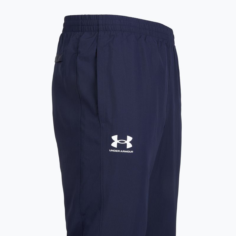 Spodnie męskie Under Armour Rival Woven Windbreaker Pant midnight navy/midnight navy/white 6
