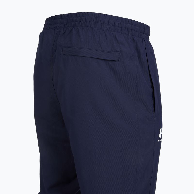 Spodnie męskie Under Armour Rival Woven Windbreaker Pant midnight navy/midnight navy/white 7