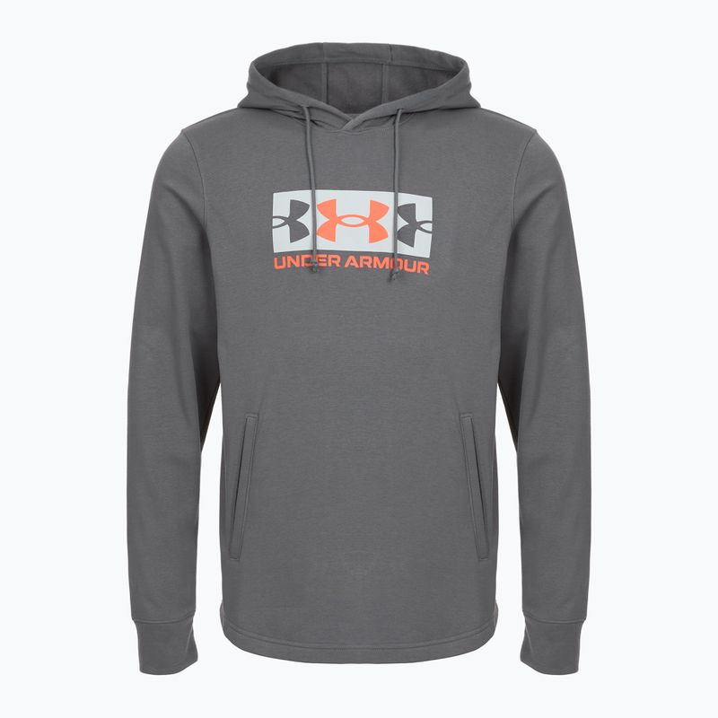 Bluza męska Under Armour Rival Terry Logo castlerock/mod gray/fire 3