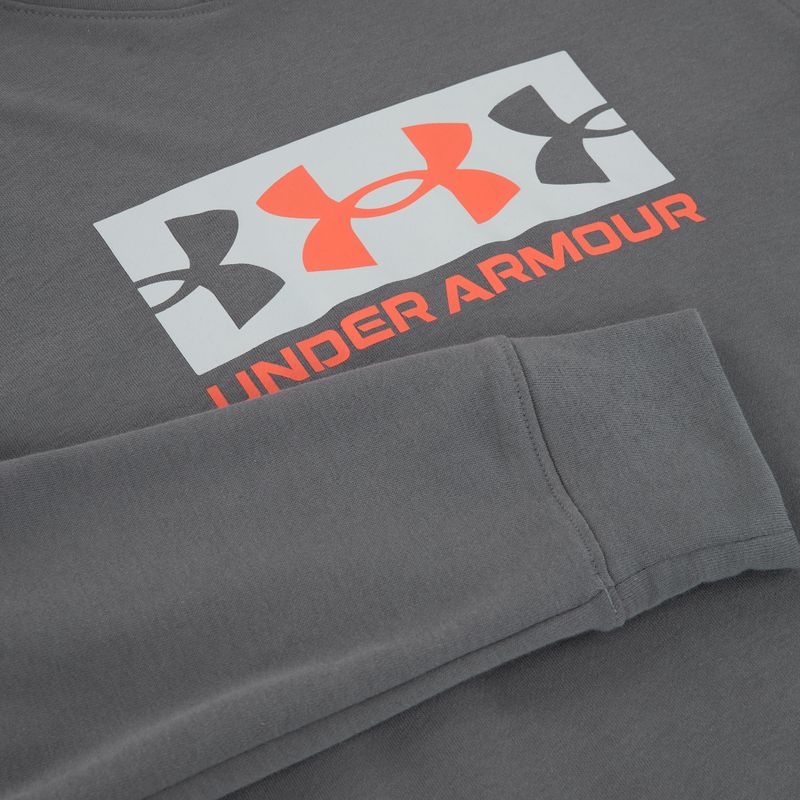 Bluza męska Under Armour Rival Terry Logo castlerock/mod gray/fire 5