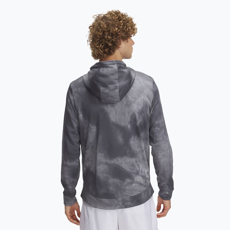 Bluza męska Under Armour Rival Terry Printed FZ castlerock/onyx white 2