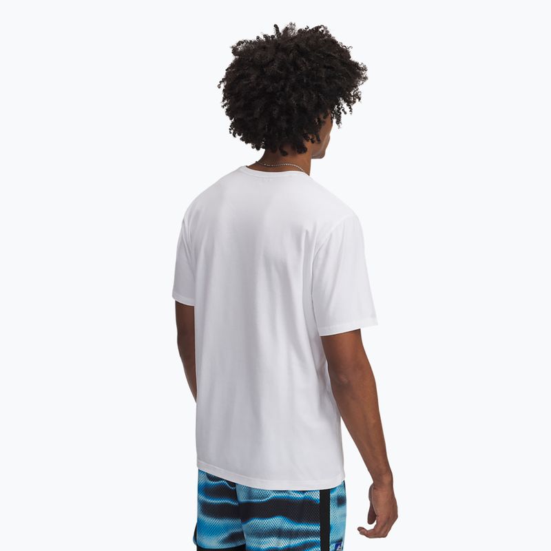 Koszulka koszykarska Under Armour Curry Playable 1 Tee white/black 2