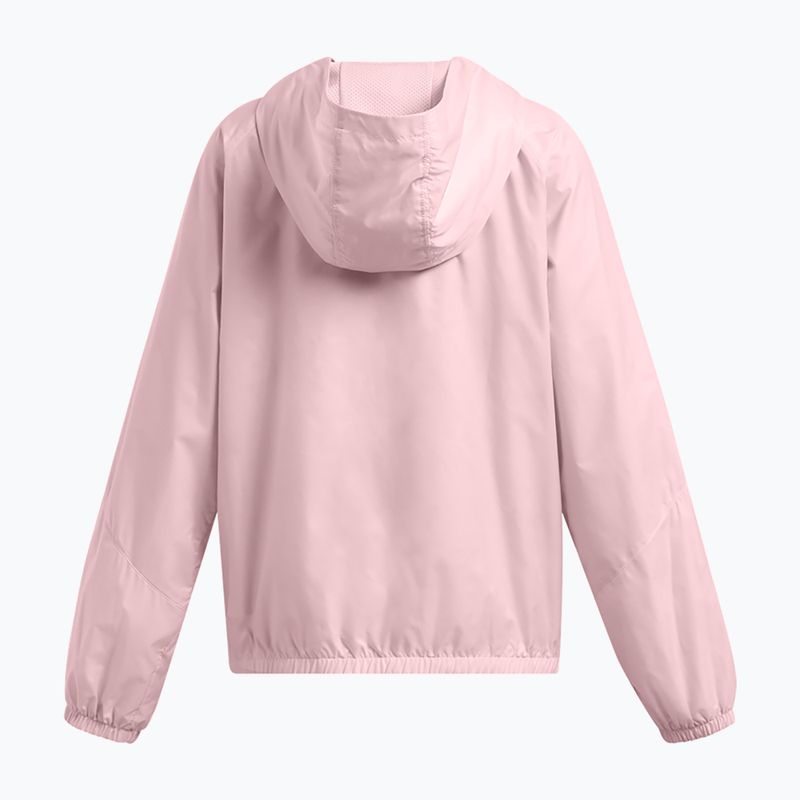 Kurtka przeciwwiatrowa dziecięca Under Armour Sport Windbreaker pink 2