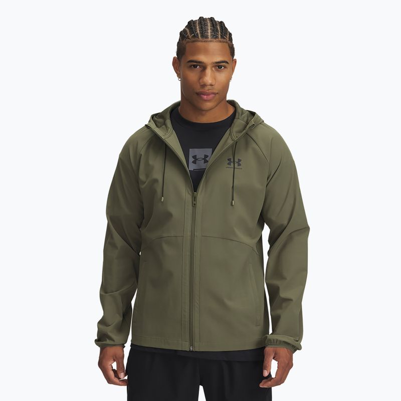 Kurtka treningowa Under Armour Vibe Woven marine od green/black