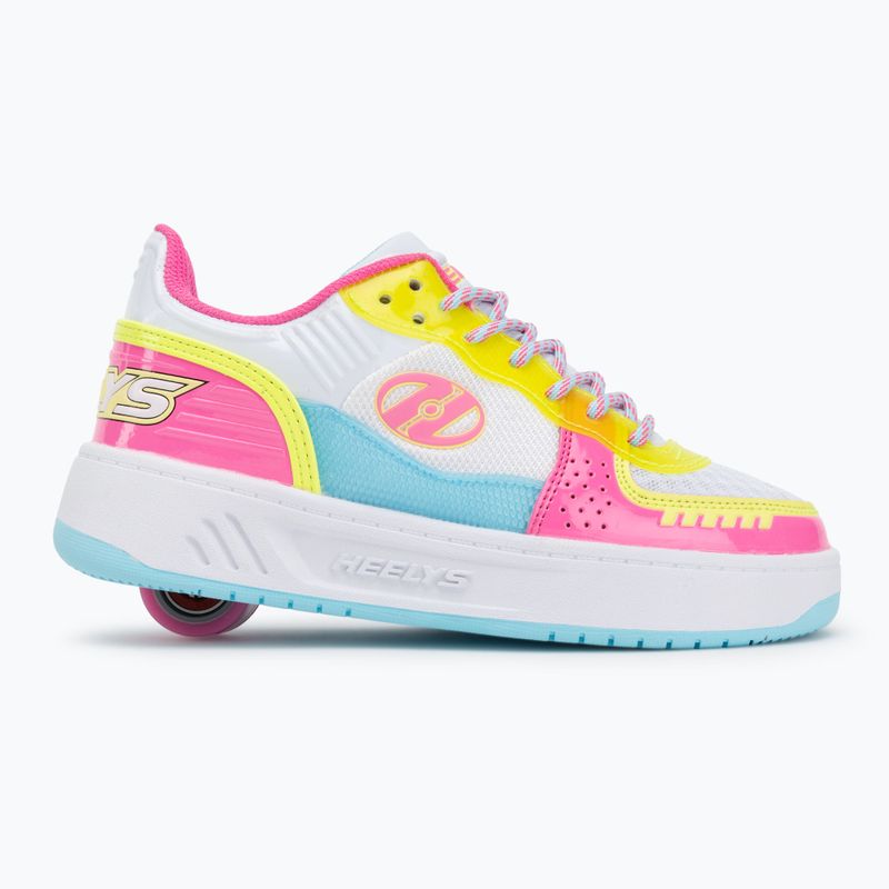 Butorolki dziecięce Heelys Rezerve FN white/neon pink/aqua/neon yellow 2
