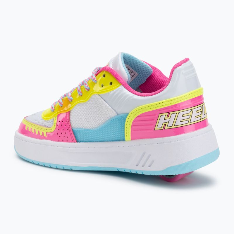 Butorolki dziecięce Heelys Rezerve FN white/neon pink/aqua/neon yellow 3