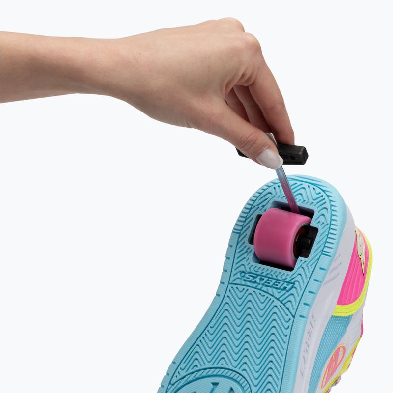 Butorolki dziecięce Heelys Rezerve FN white/neon pink/aqua/neon yellow 9