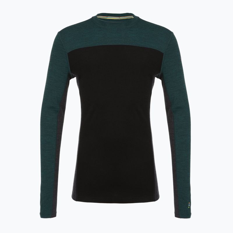 Longsleeve termoaktywny męski Smartwool Classic Thermal Merino Base Layer Colorblock Crew Boxed twilling blue/black 3