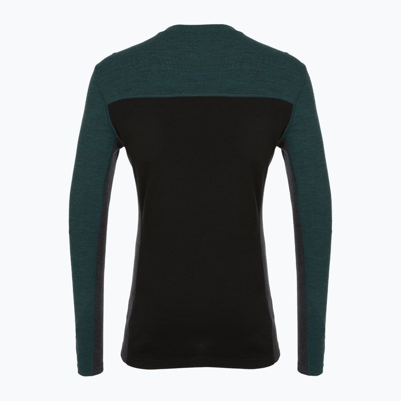 Bluza termoaktywna męska Smartwool Classic Thermal Merino Base Layer Colorblock Crew Boxed twilling blue/black 4