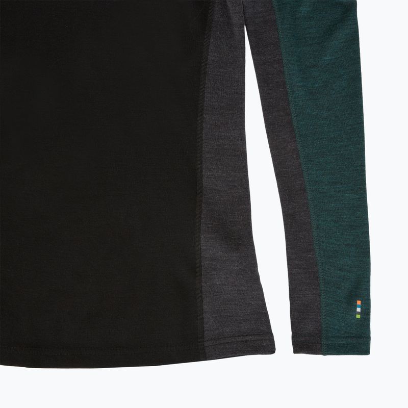 Longsleeve termoaktywny męski Smartwool Classic Thermal Merino Base Layer Colorblock Crew Boxed twilling blue/black 6