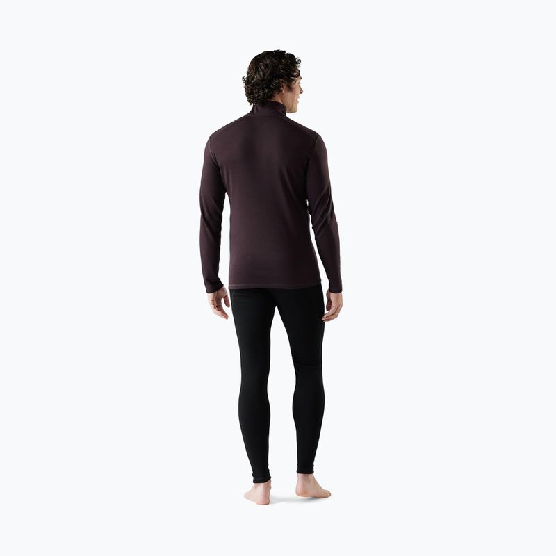 Bluza termoaktywna męska Smartwool Classic Thermal Merino Base Layer 1/4 Zip Boxed mink heather 2