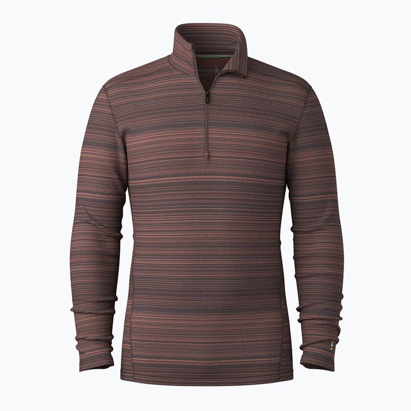 Bluza termoaktywna męska Smartwool Classic Thermal Merino Base Layer 1/4 Zip Boxed mink color shift 3
