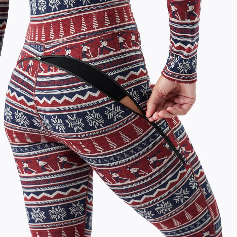 Kombinezon termoaktywny damski Smartwool Classic Thermal Merino Base Layer One Piece currant alpine 3