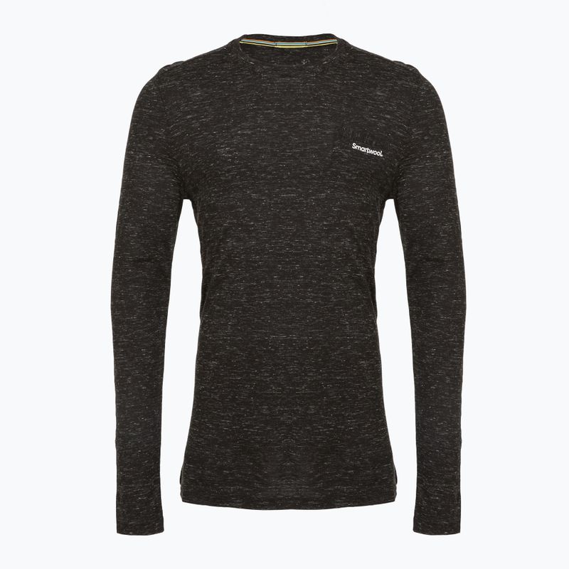 Longsleeve męski Smartwool Merino Hemp Blend Gear Up Graphic black heather 3