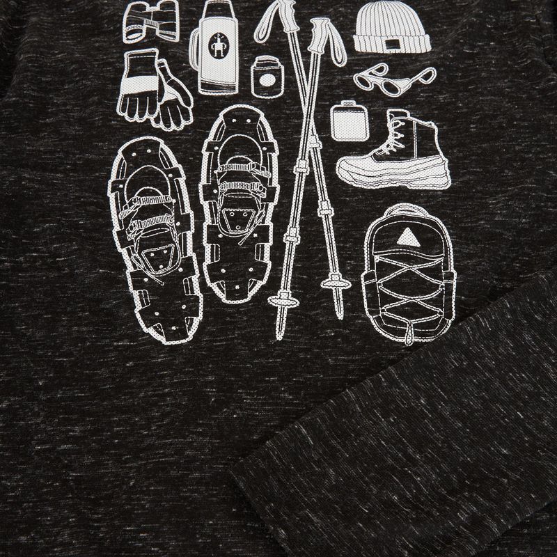 Longsleeve męski Smartwool Merino Hemp Blend Gear Up Graphic black heather 6