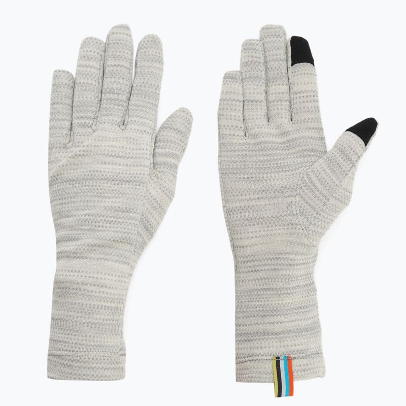 Rękawiczki trekkingowe Smartwool Thermal Merino light gray color shift