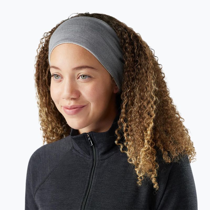 Opaska na głowę Smartwool Thermal Merino Reversible light gray color shift 2