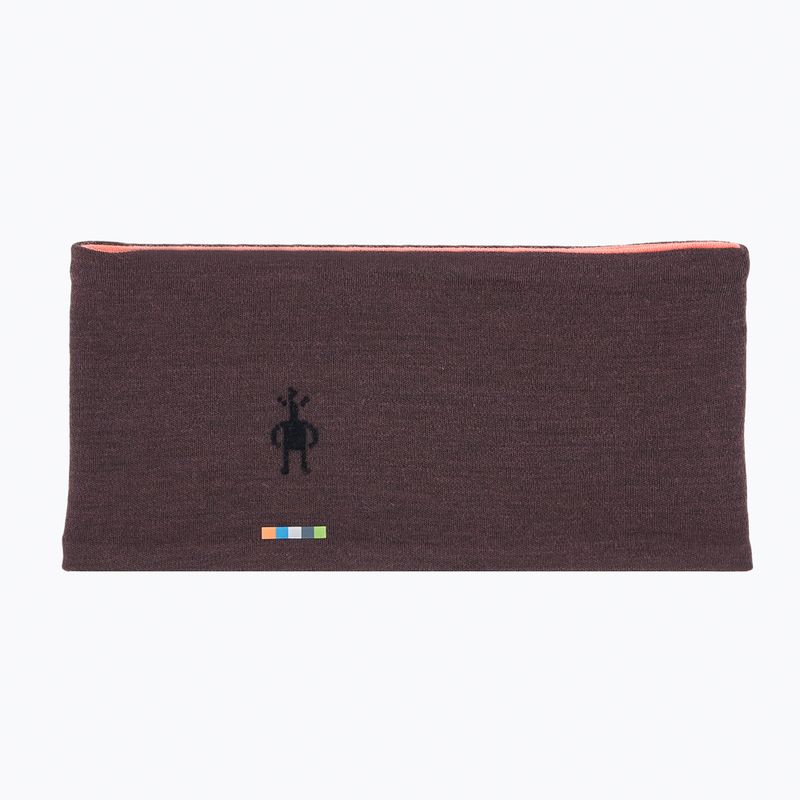 Opaska na głowę Smartwool Thermal Merino Reversible mink/coral reef