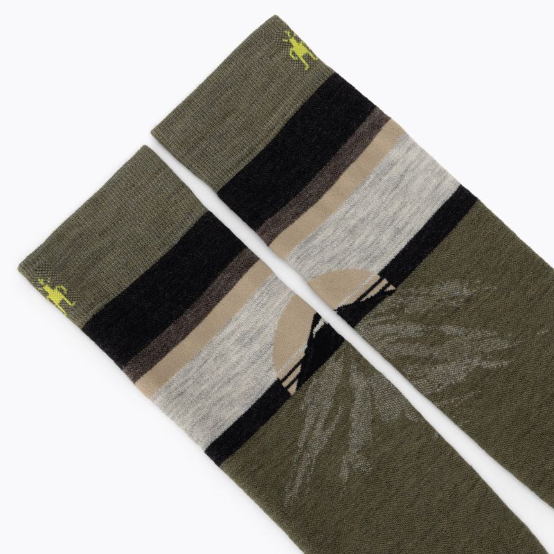 Skarpety snowboardowe Snowboard Targeted Cushion Mountain Sunrise OTC winter moss 3