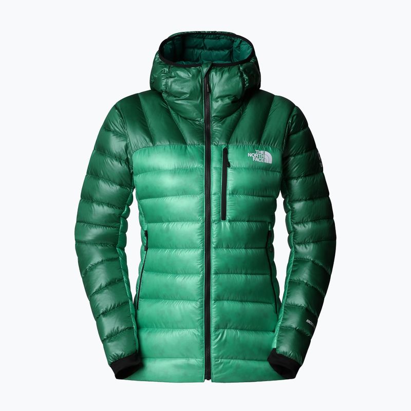 Kurtka puchowa damska The North Face Summit Breithorn Hoodie nebula green/evergreen 5