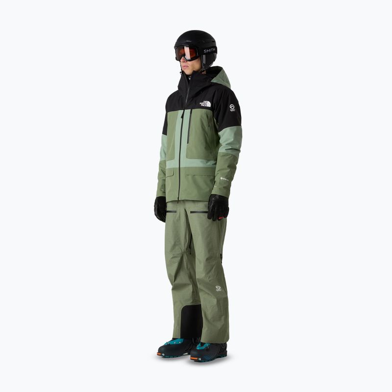 Spodnie narciarskie męskie The North Face Summit Tsirku GTX Pro Bib bark mist/black 2