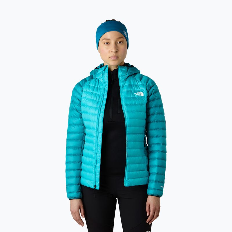 Kurtka puchowa damska The North Face Bettaforca Light Down Hooded galactic blue/deep teal 4
