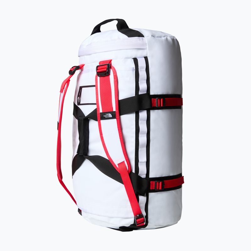 Torba podróżna The North Face Base Camp Duffel M 71 l white/black/elevation red 3