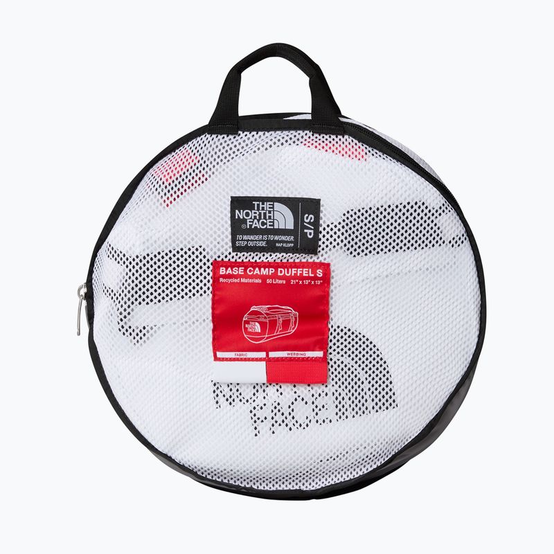 Torba podróżna The North Face Base Camp Duffel S 50 l white/black/elevation red 2