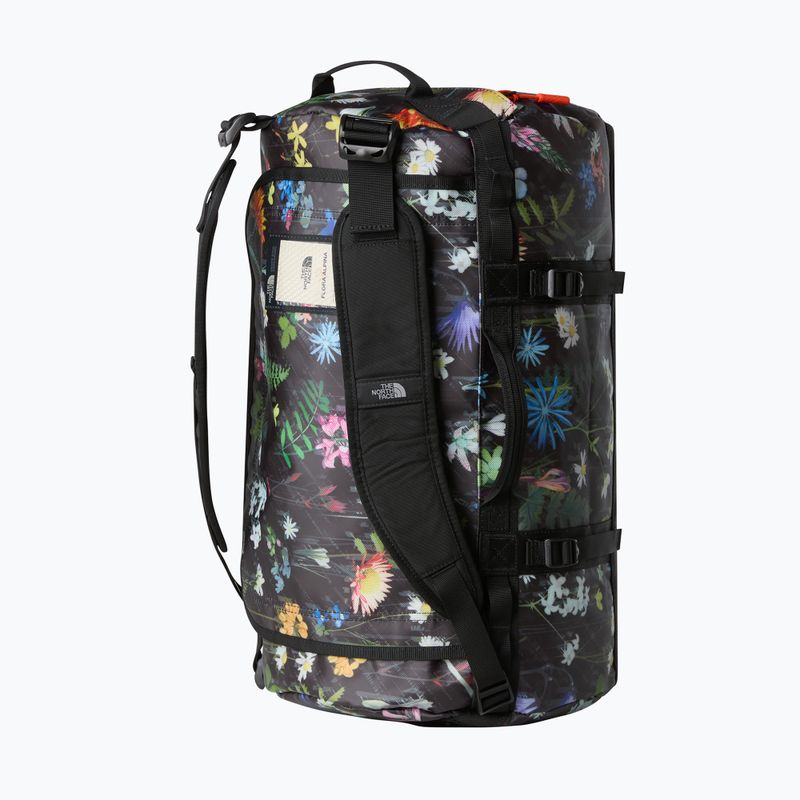 Torba podróżna The North Face Base Camp Duffel S 50 l black alpine floral 3