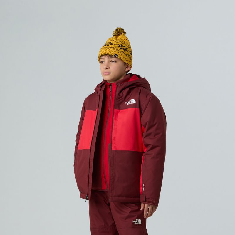 Kurtka narciarska dziecięca The North Face Freedom Insulated sumac/ red 4